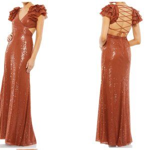 Mac Duggal Sequin Evening Gown